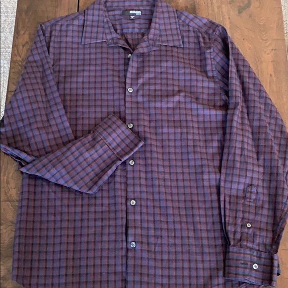 murano slim fit performance dress shirt